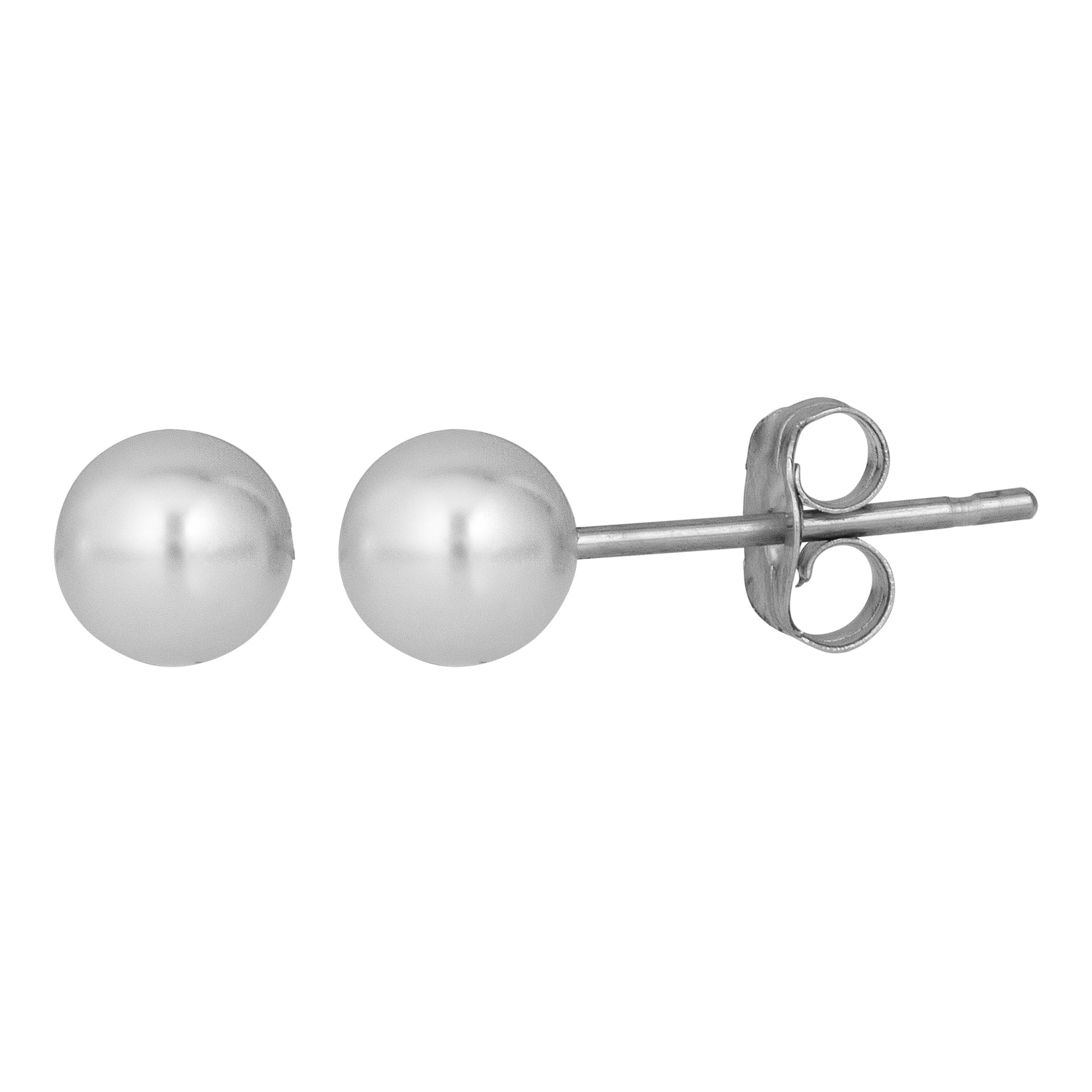 Royal Chain 14K Gold Pearl Stud Earring