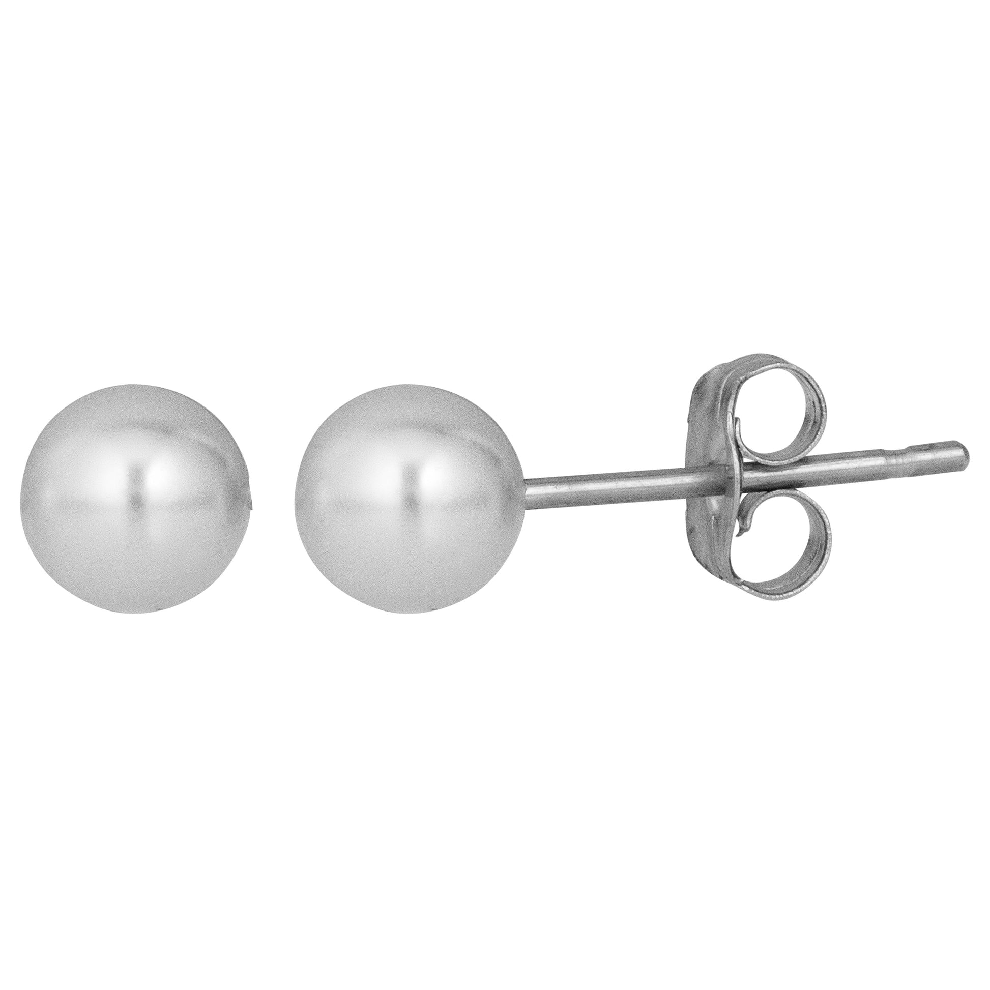 Royal Chain 14K Gold Pearl Stud Earring
