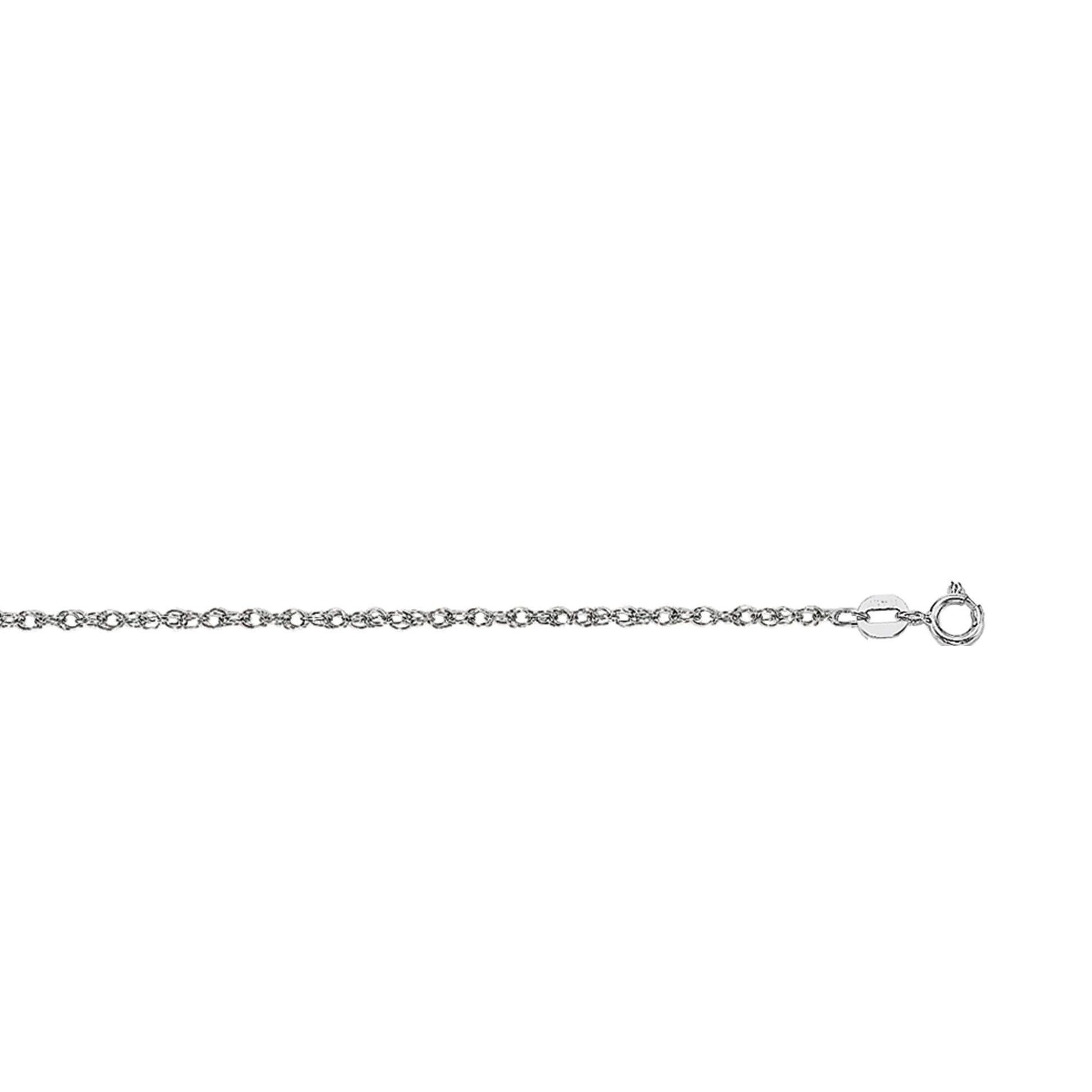 Royal Chain 14K Gold 1.2mm Machine Rope Chain (Carded) W9R18