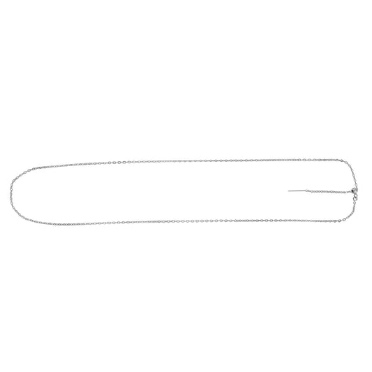 Royal Chain 14K Gold 1.7mm Endless Adjustable Flat Cable Chain AJOCAB040