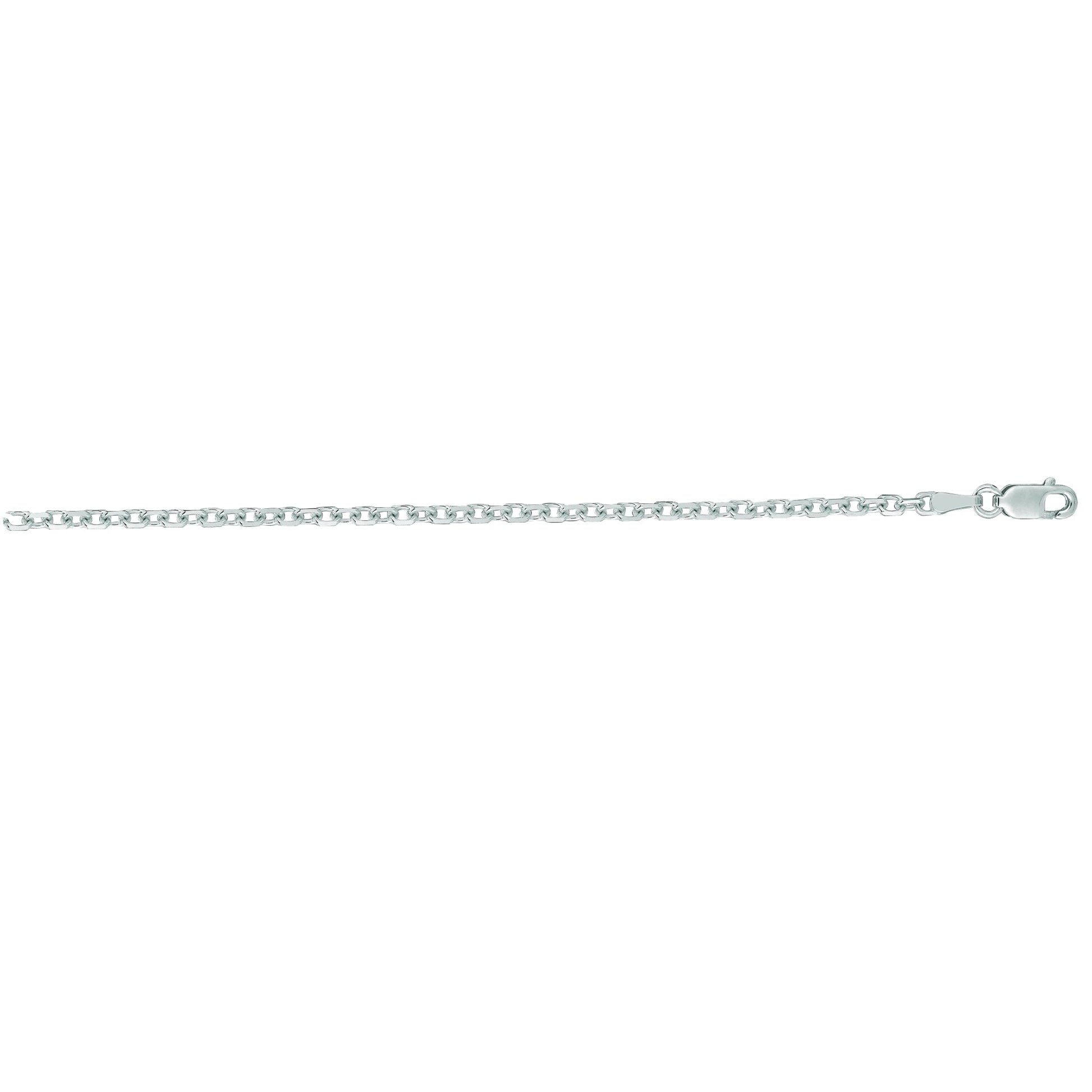 Royal Chain 14K Gold 2.3mm Diamond Cut Cable Chain WCAB060