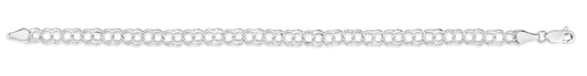 Royal Chain 14K Gold Small Double Link Charm Bracelet  WCB122