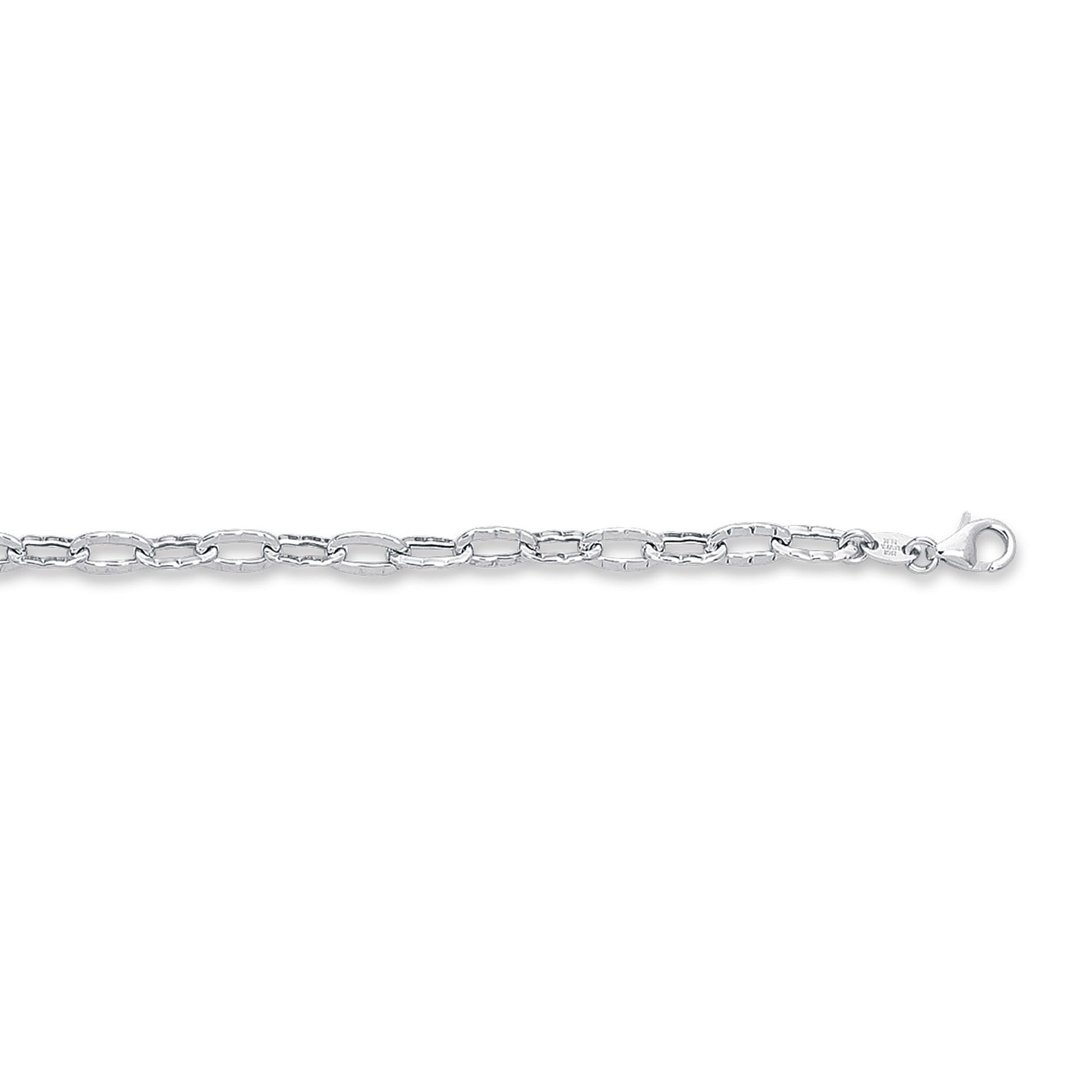 Royal Chain 14K Gold Textured Cable Anklet LK155