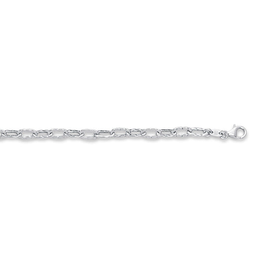 Royal Chain 14K Gold Textured Cable Anklet LK155
