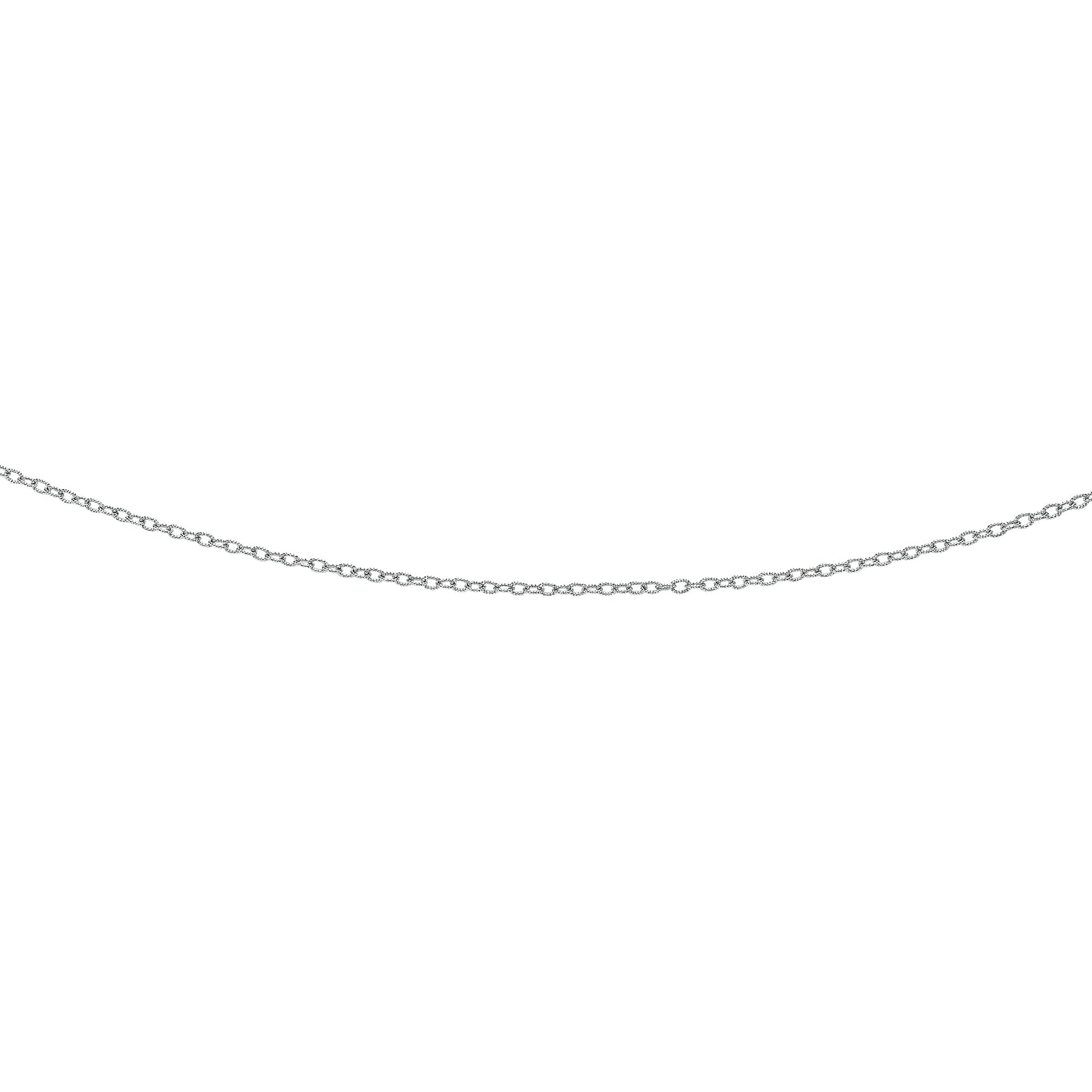 Royal Chain 14K Gold 2.3mm Textured Cable Chain LK156
