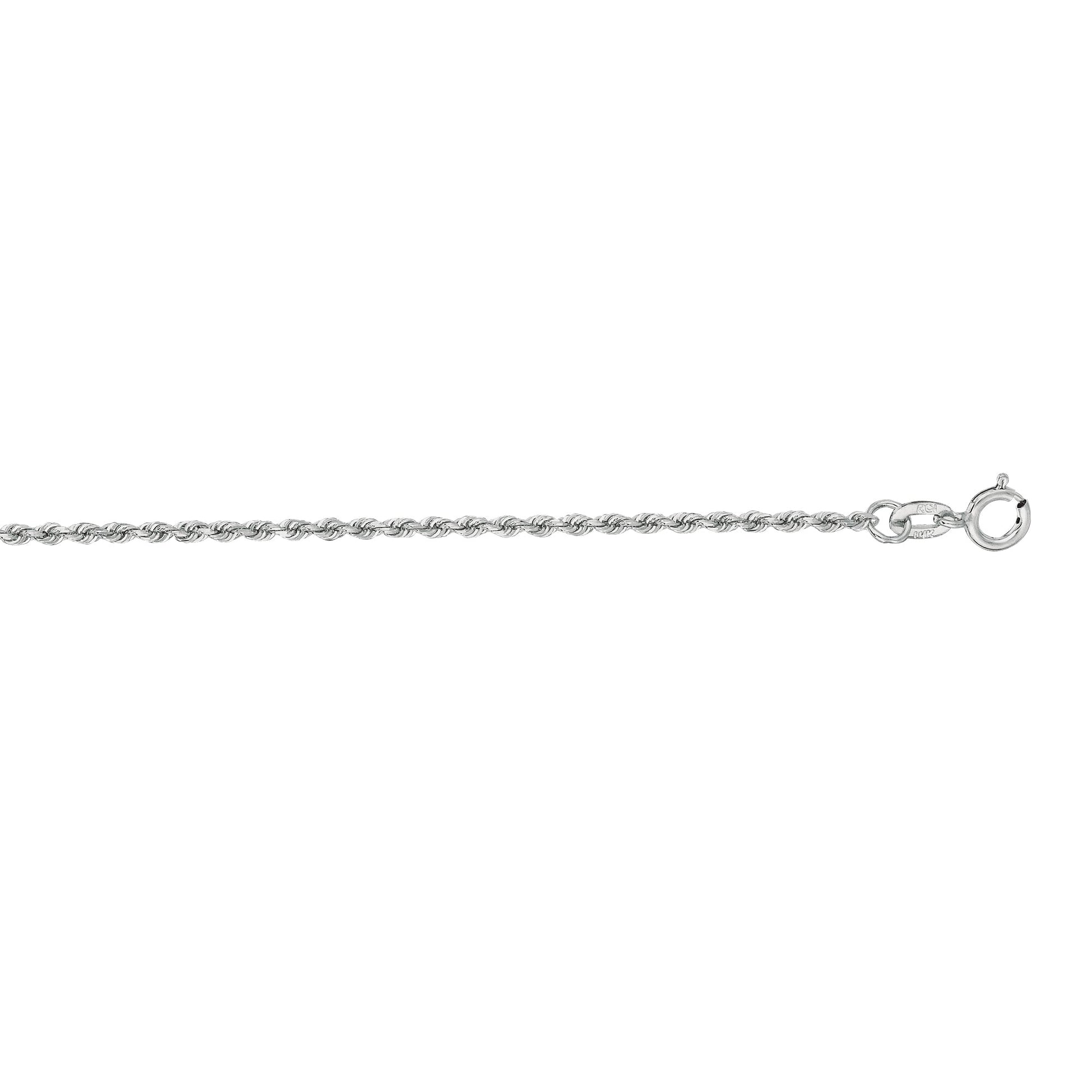 Royal Chain 14K Gold 1.4mm Diamond Cut Royal Rope Chain WR010