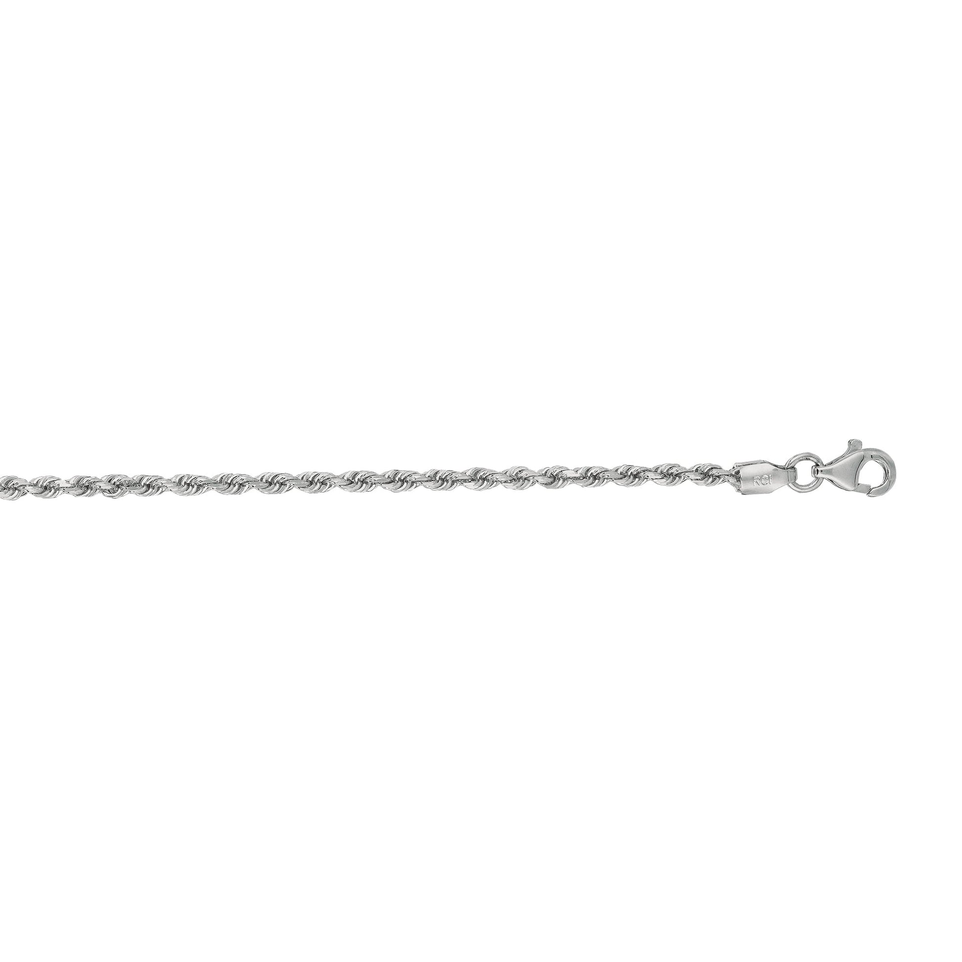 Royal Chain 14K Gold 2mm Diamond Cut Royal Rope Chain WR016