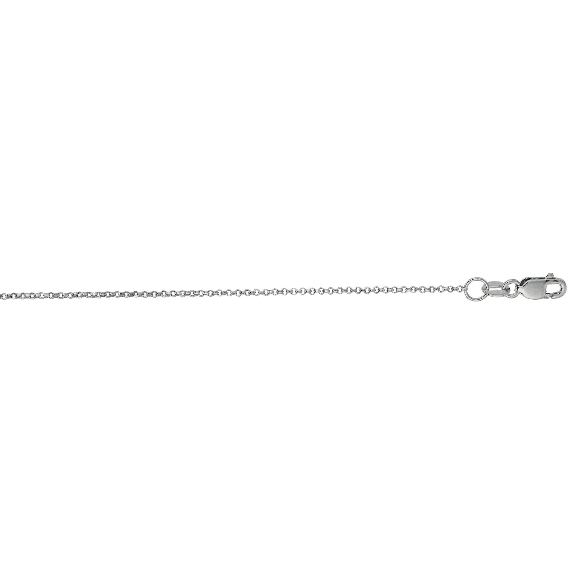Royal Chain 14K Gold 1.1mm Diamond Cut Rolo Chain R025