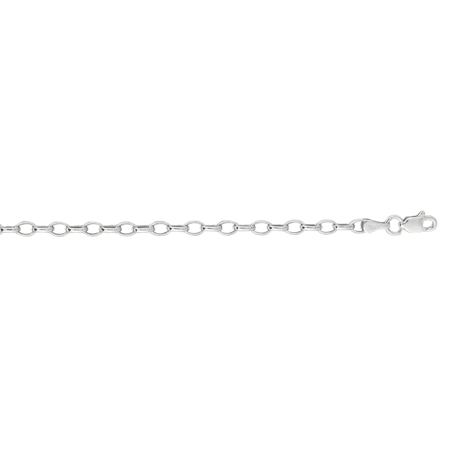 Royal Chain 14K Gold 3.2mm Lite Oval Rolo Chain R200