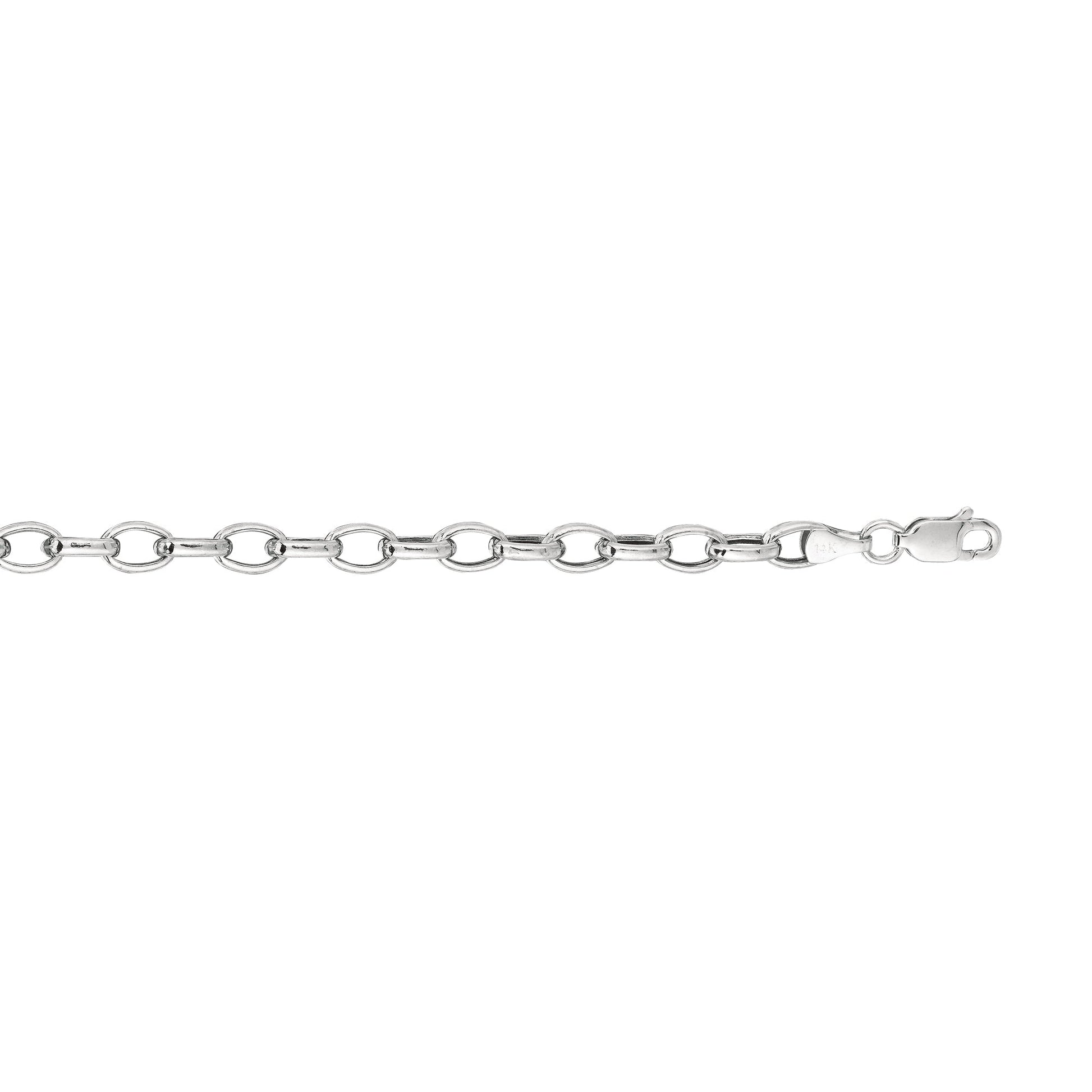 Royal Chain 14K Gold 4.6mm Lite Oval Rolo Chain R200