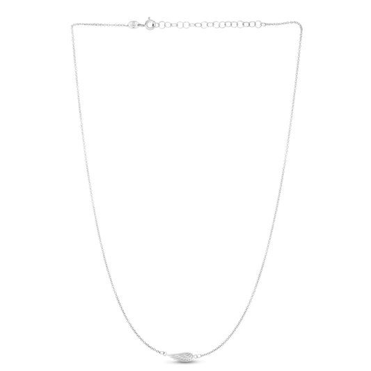 Royal Chain 14K Gold Angel Wing Necklace RC10907