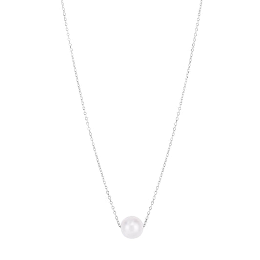 Royal Chain 14K Pearl Necklace Solitaire RC13547