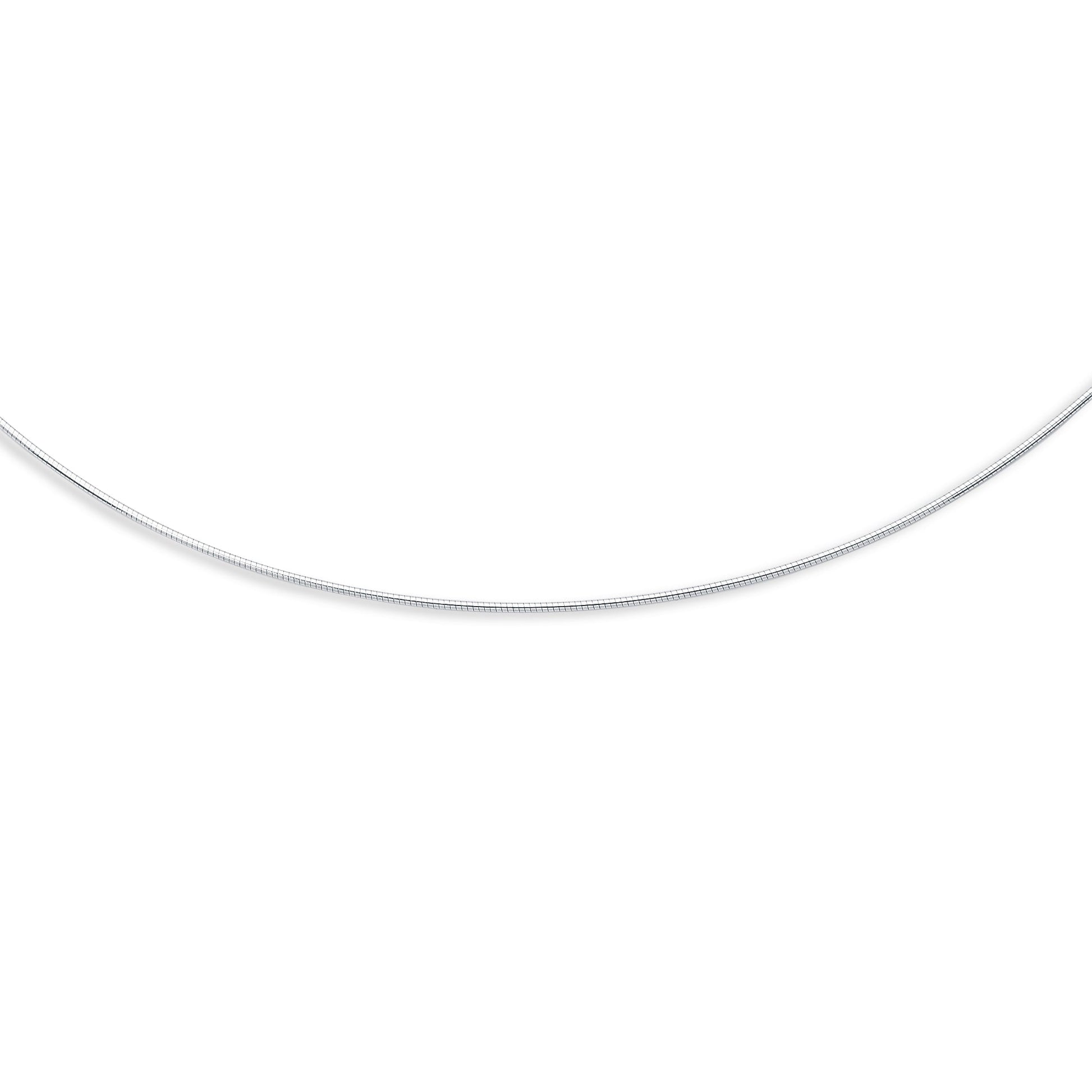 Royal Chain 14K Gold 1.5mm Round Omega with Screw Back Lock ROMD1