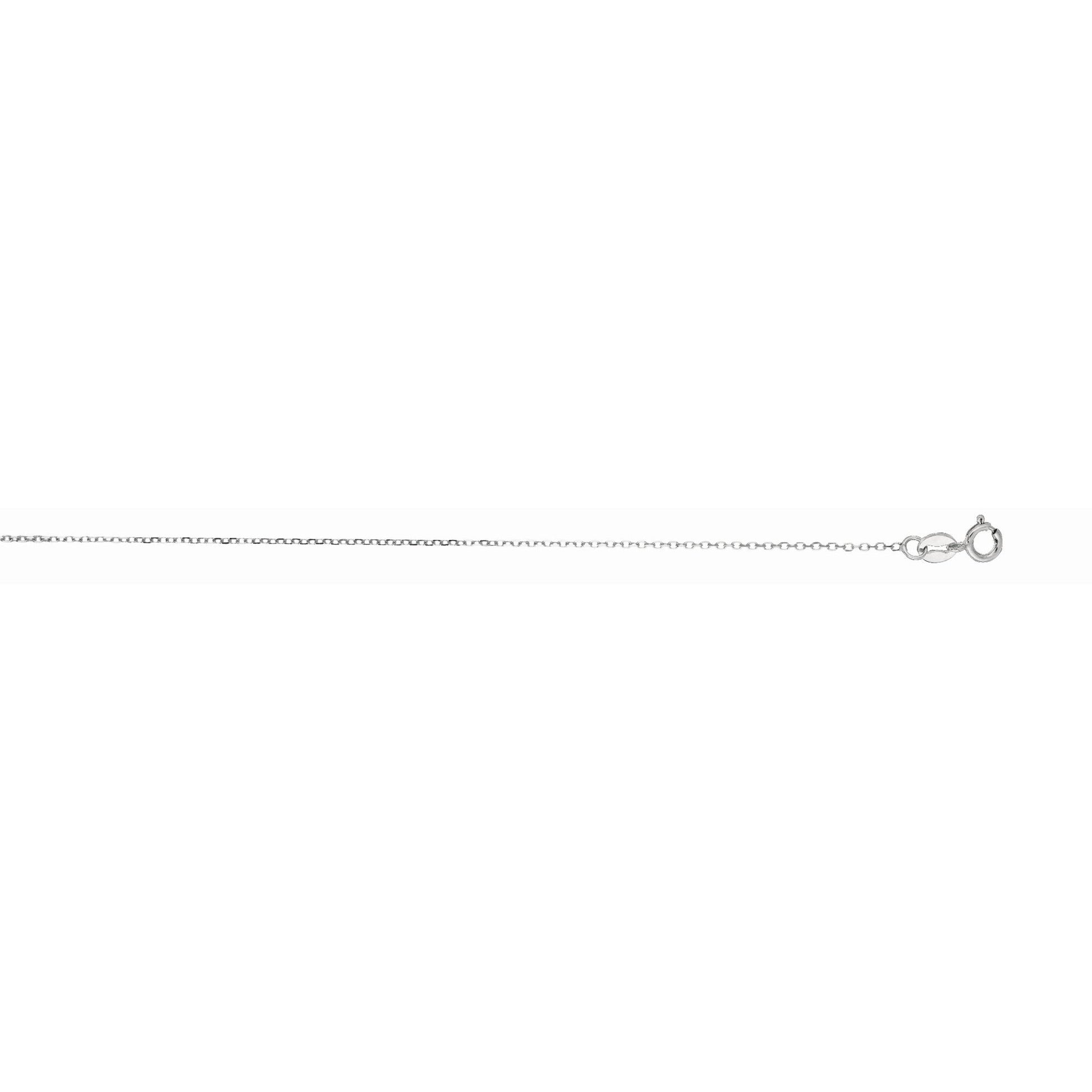 Royal Chain 14K Gold 0.87mm Diamond Cut Cable Chain SCAB025