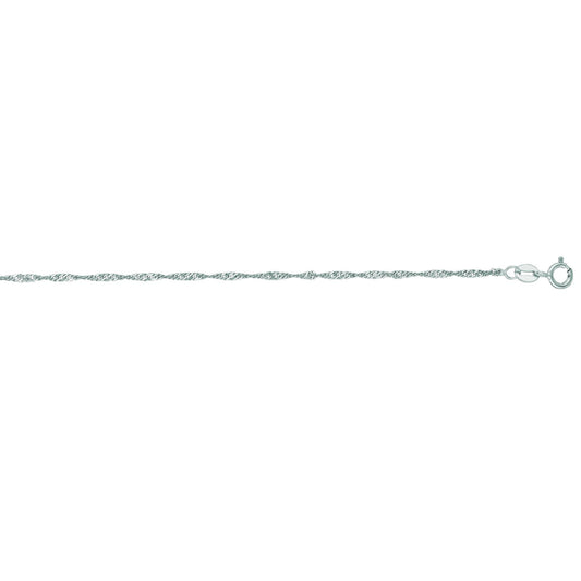 Royal Chain 14K Gold 1.3mm Singapore Chain SING025