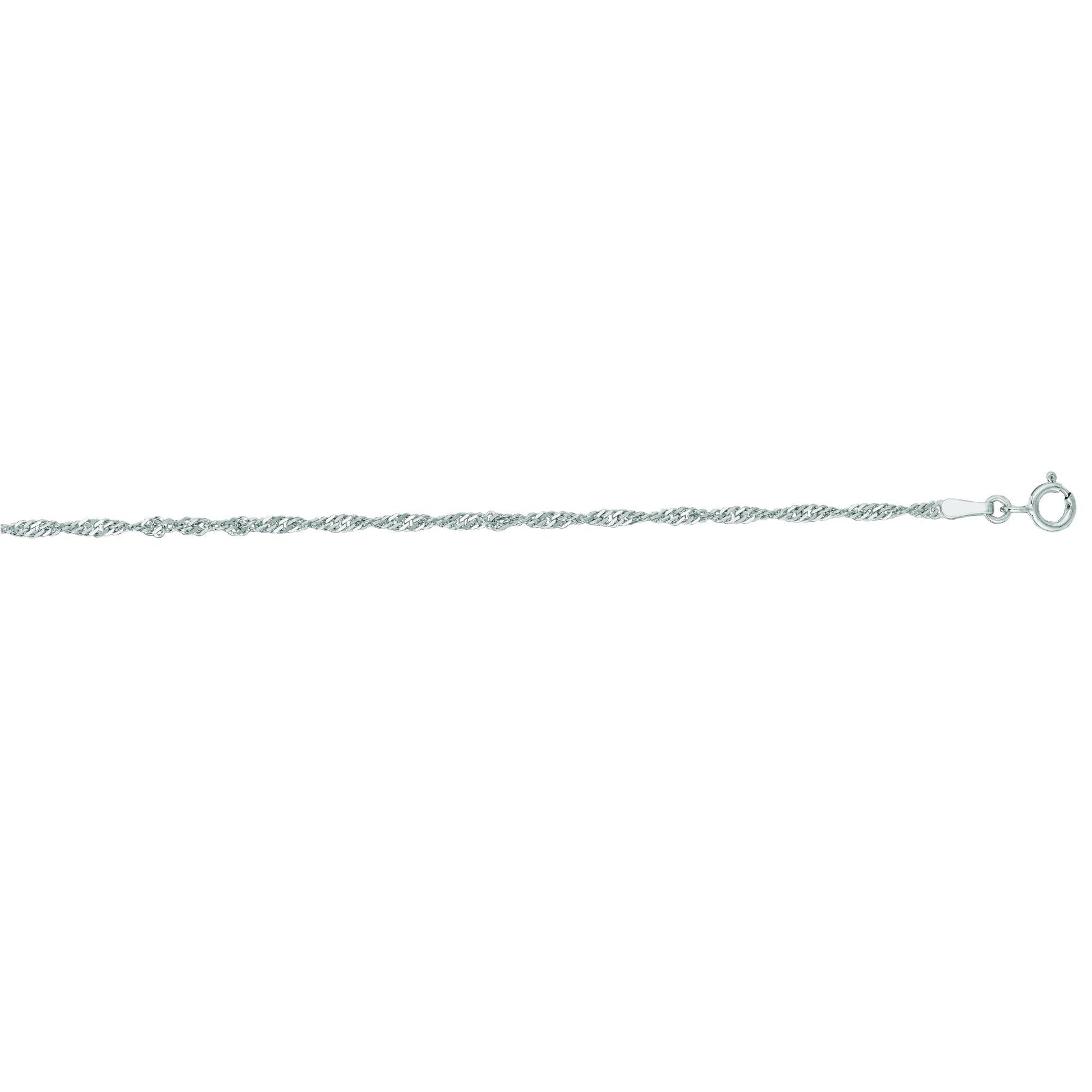 Royal Chain 14K Gold 1.8mm Singapore Chain WSING30