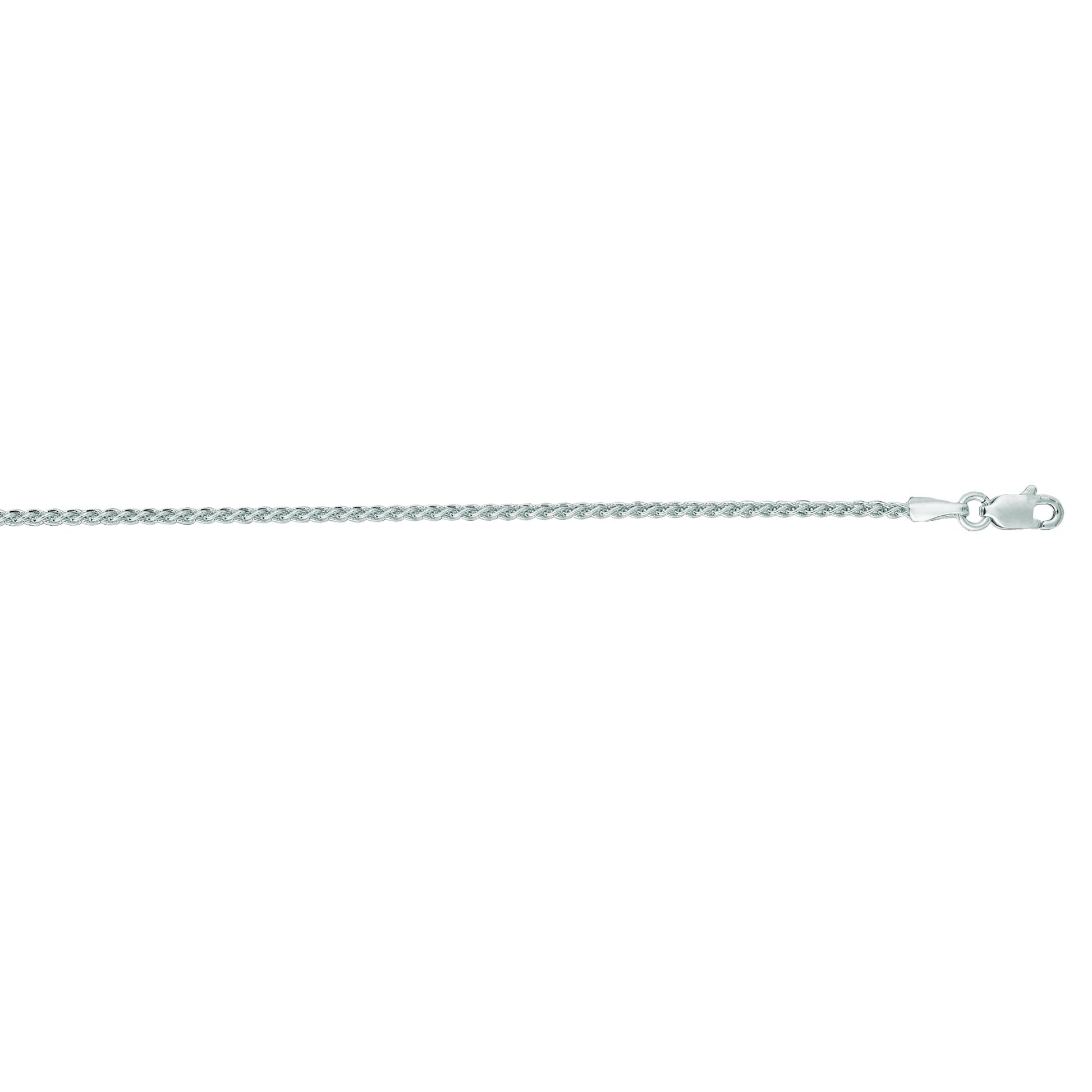 Royal Chain 14K Gold 1.5mm Round Wheat Chain WSP040