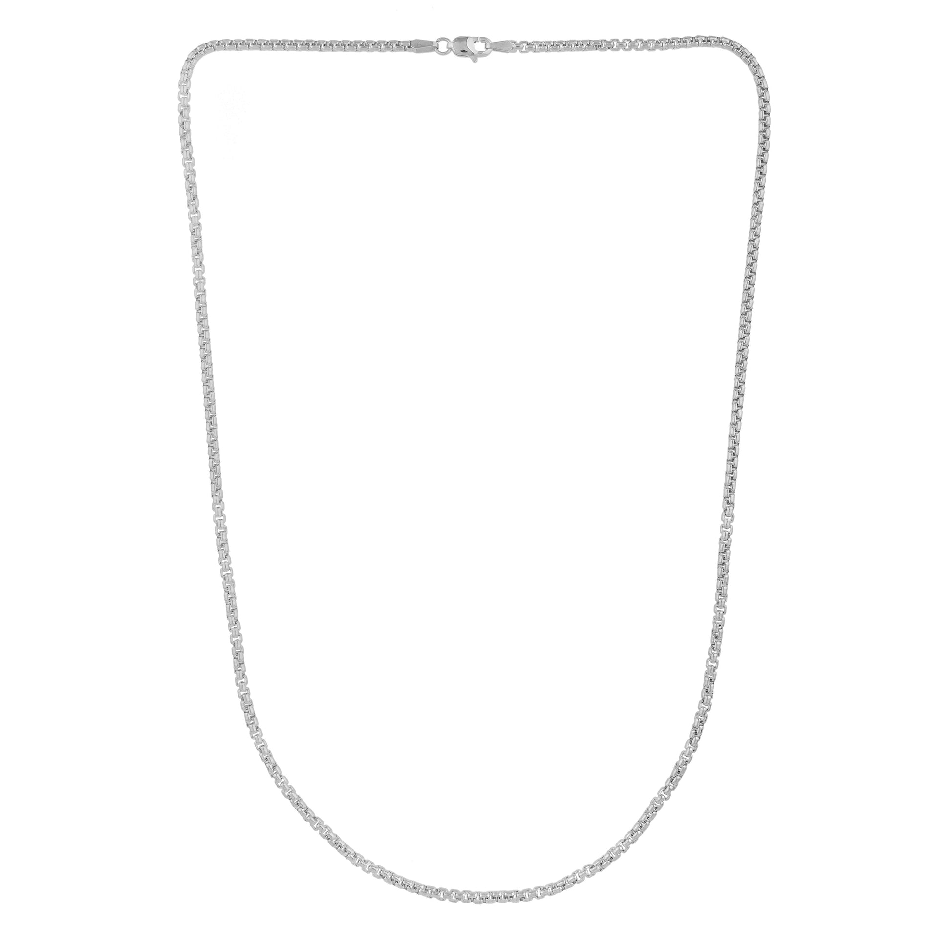 Royal Chain 14K Gold 2.5mm Solid Round Box Chain SRBX130