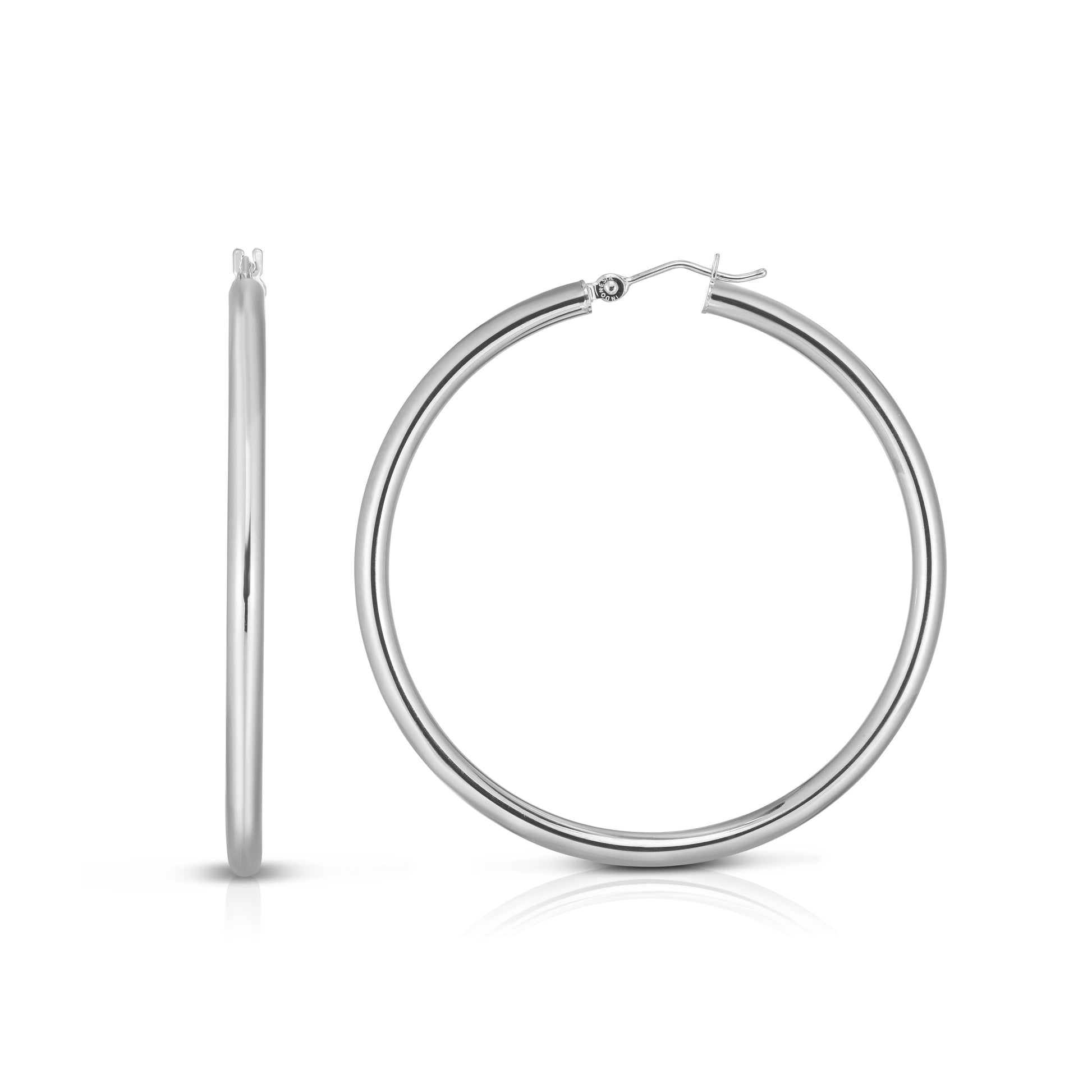 Royal Chain 14K Gold 2x30mm Hoops WLT209