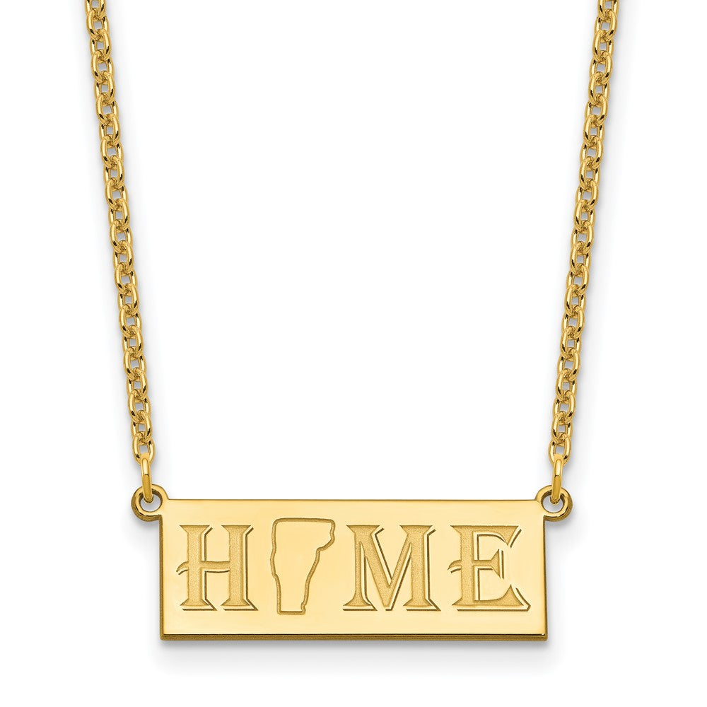 Sterling Silver/Gold-Plated HOME/STATE Necklace XNA1518GP-VT