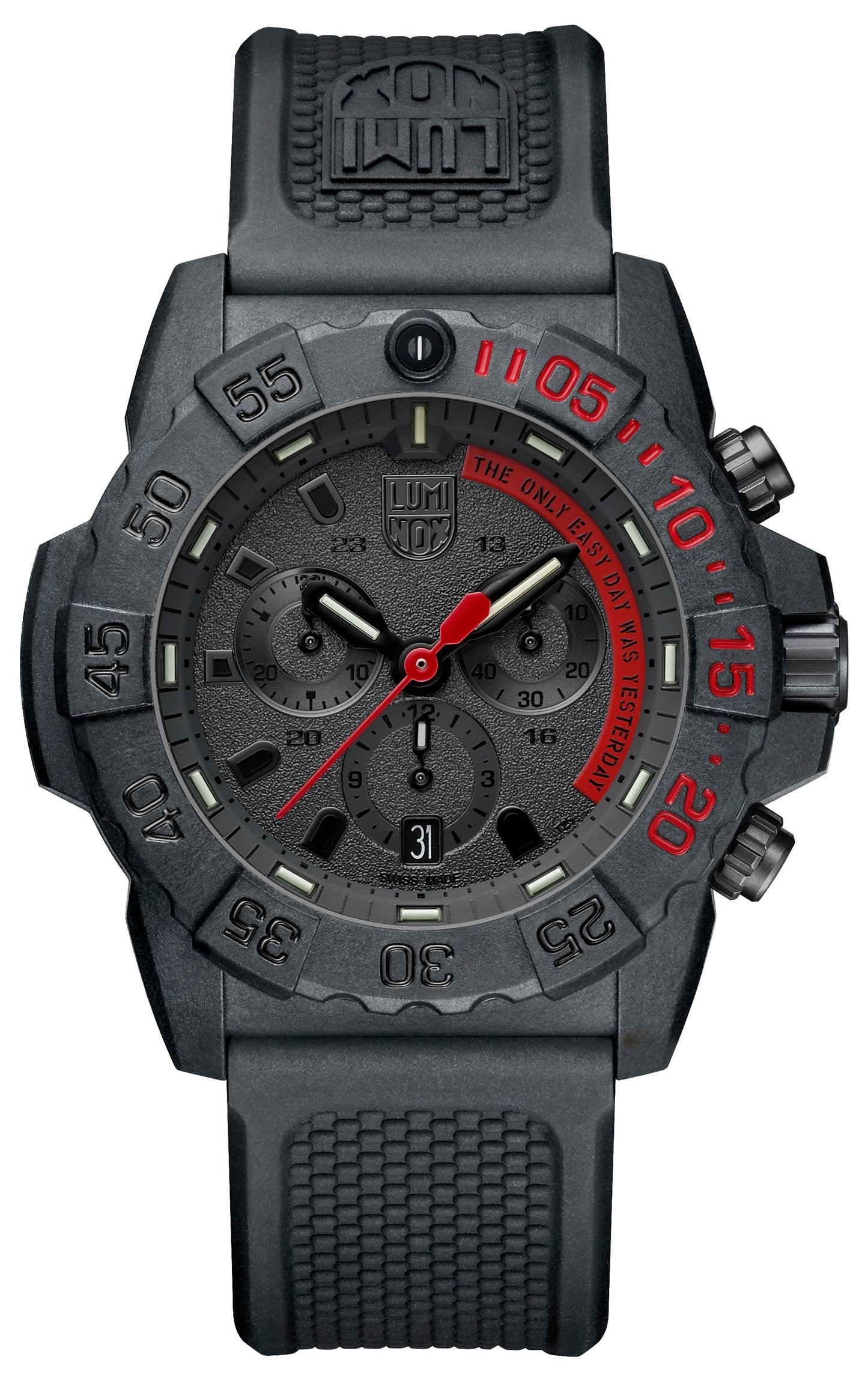 Luminox Navy SEAL Chronograph, 45 mm, Military Dive Watch, The Only Easy Day Was Yesterday