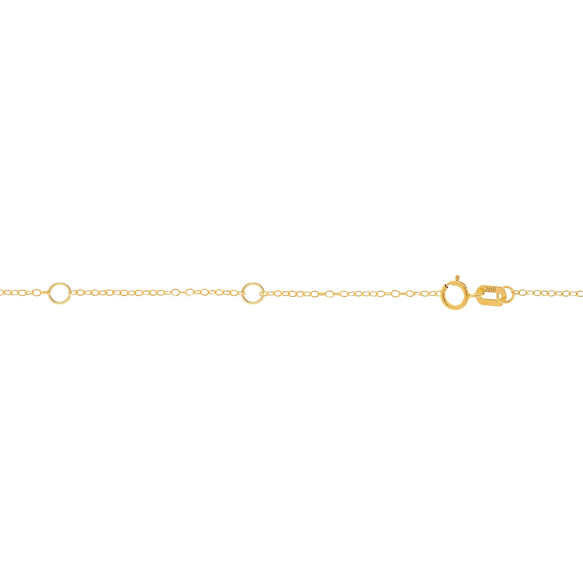 Royal Chain 10K Gold 1.3mm Extendable Piatto Chain EEPT025