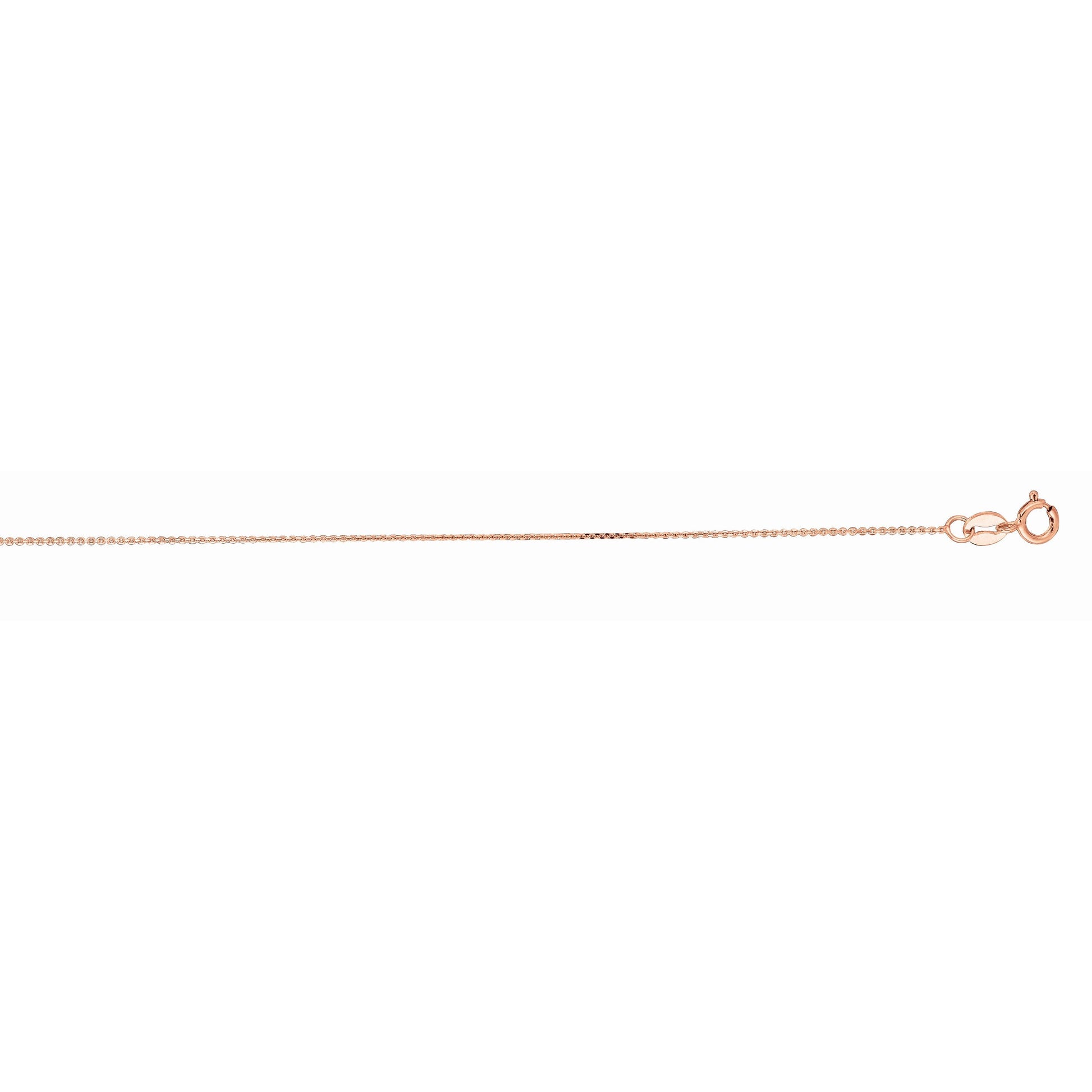 Royal Chain 10K Gold 1.1mm Diamond Cut Cable Chain ZPLCAB030