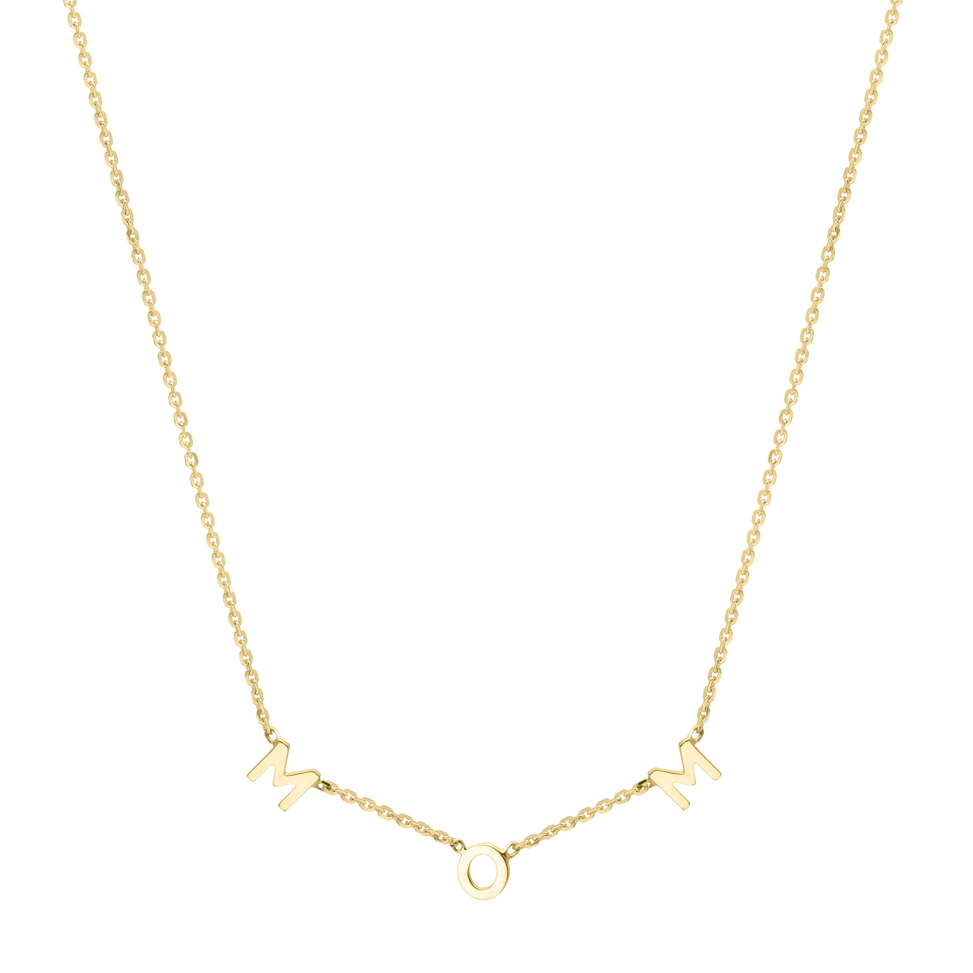 Royal Chain 10K "Mom" Necklace ZRC10858
