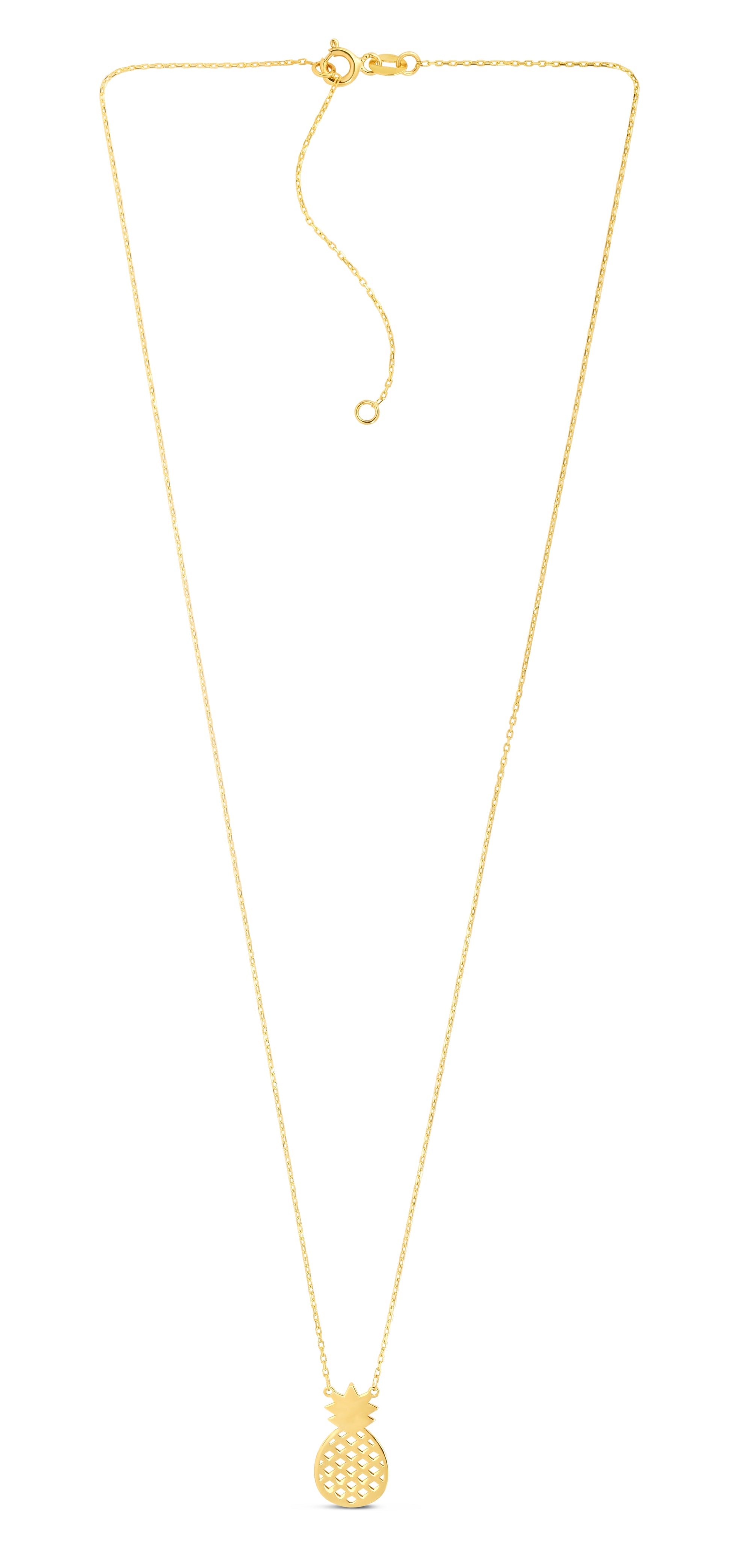 Royal Chain 10K Pineapple Necklace ZRC11541