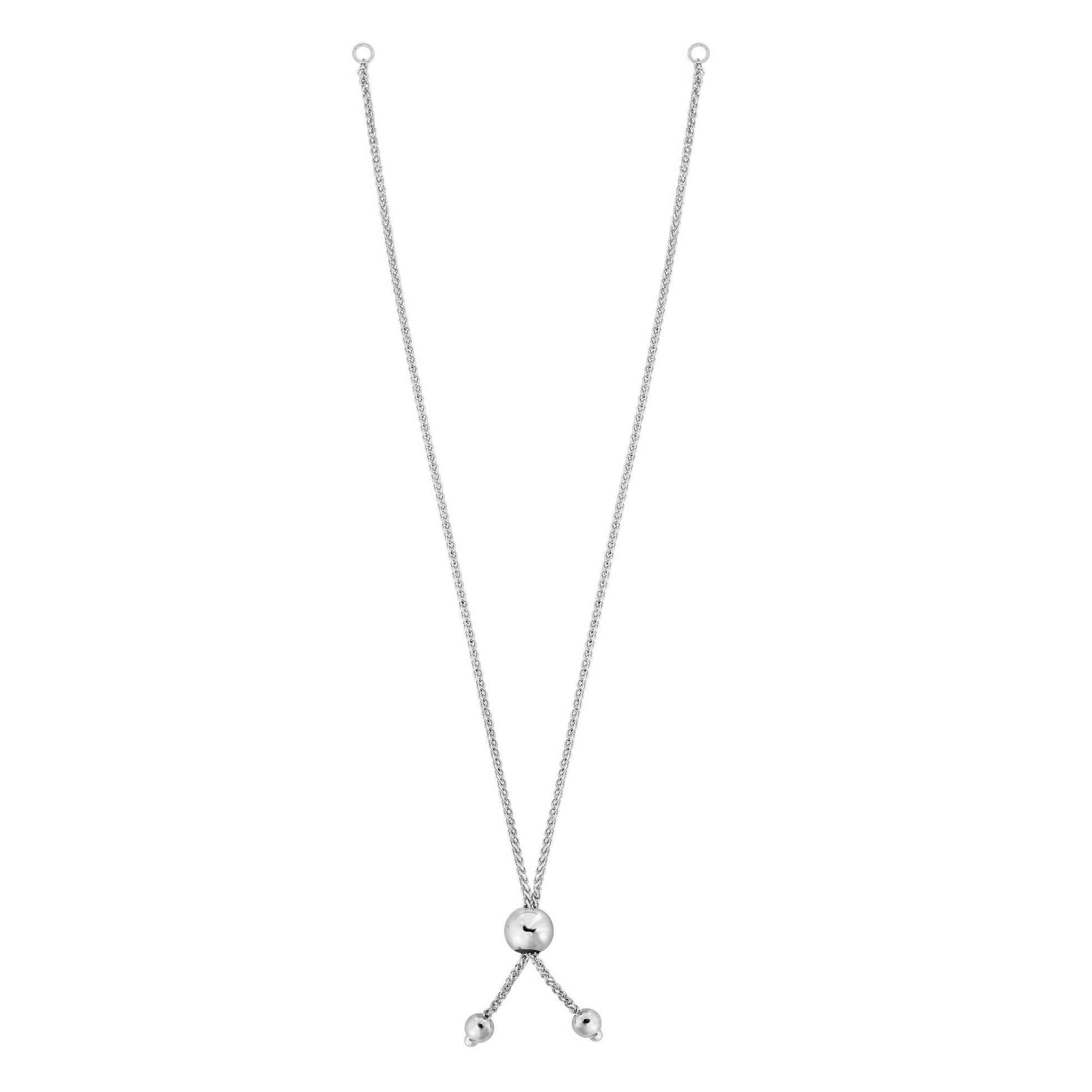 Royal Chain 10K Gold Round Wheat Chain with Ball Slide Friendship Bracelet ZWBRC1096