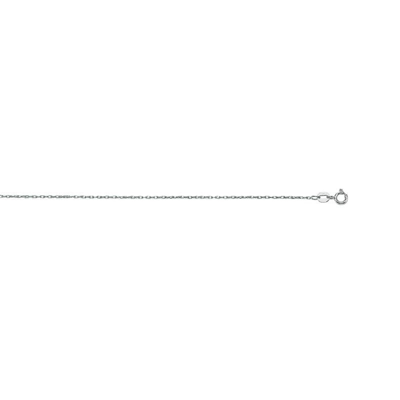 Royal Chain 10K Gold .80mm Machine Rope Chain Carded ZR418