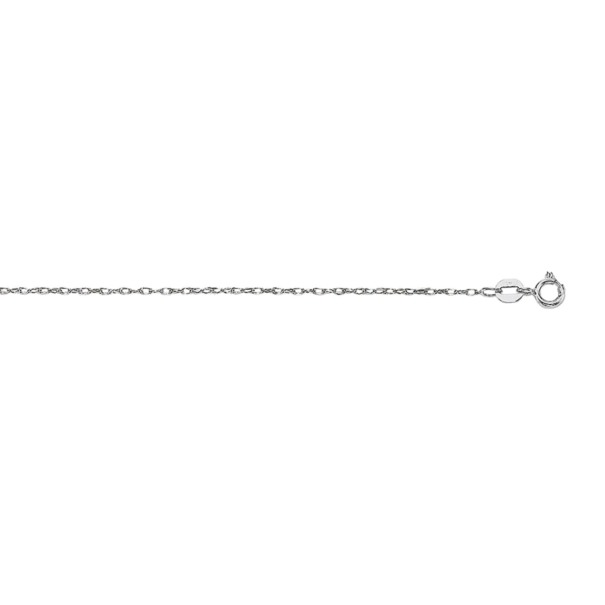 Royal Chain 10K Gold .85mm Machine Rope Chain Carded ZR518