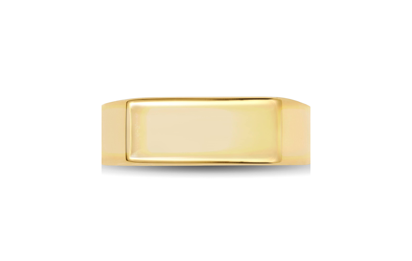 Hudson Signet Ring in 18k Gold Vermeil & Sterling Silver