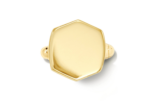 Davis Cuff Links in 18k Gold Vermeil 196088531687