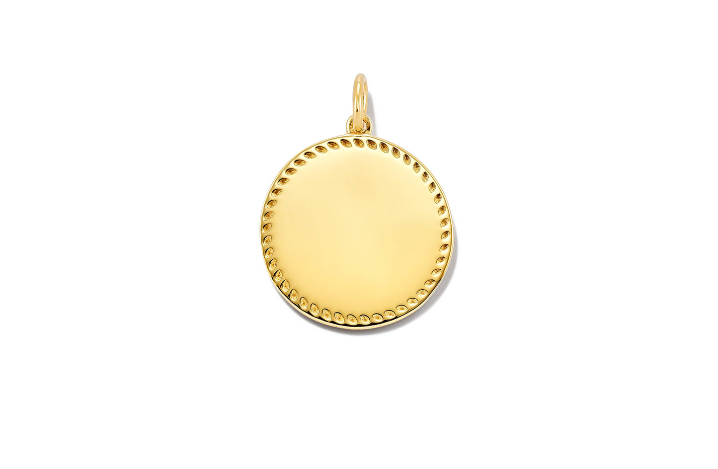 Aubree Charm in Sterling Silver & 18k Gold Vermeil