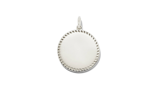 Aubree Charm in Sterling Silver & 18k Gold Vermeil