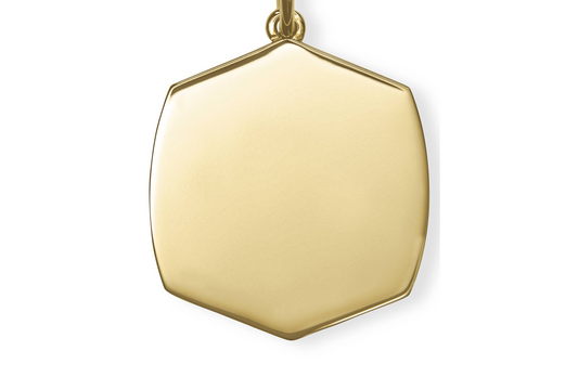 Davis Charm in 18k Gold Vermeil & Sterling Silver