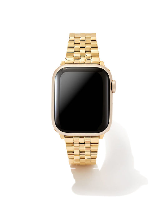 Alex 5 Link Watch Band in Gold Tone Stainless Steel 9608801642