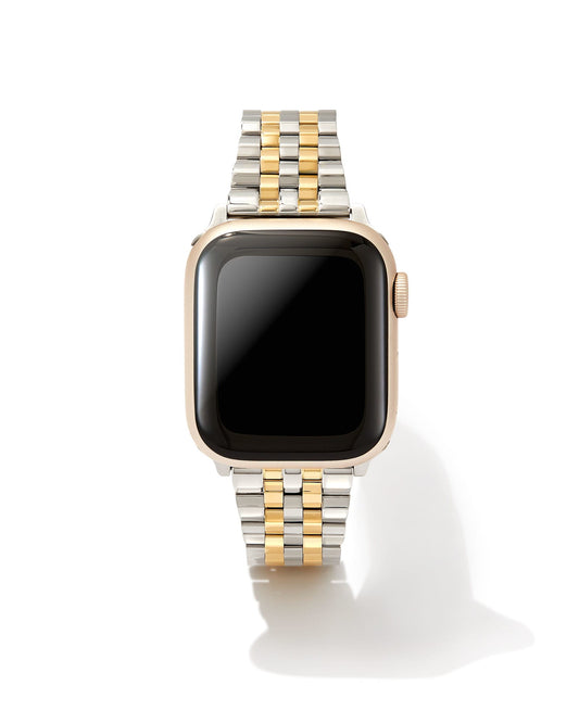 Alex 5 Link Watch Band in Two Tone Stainless Steel 9608801643