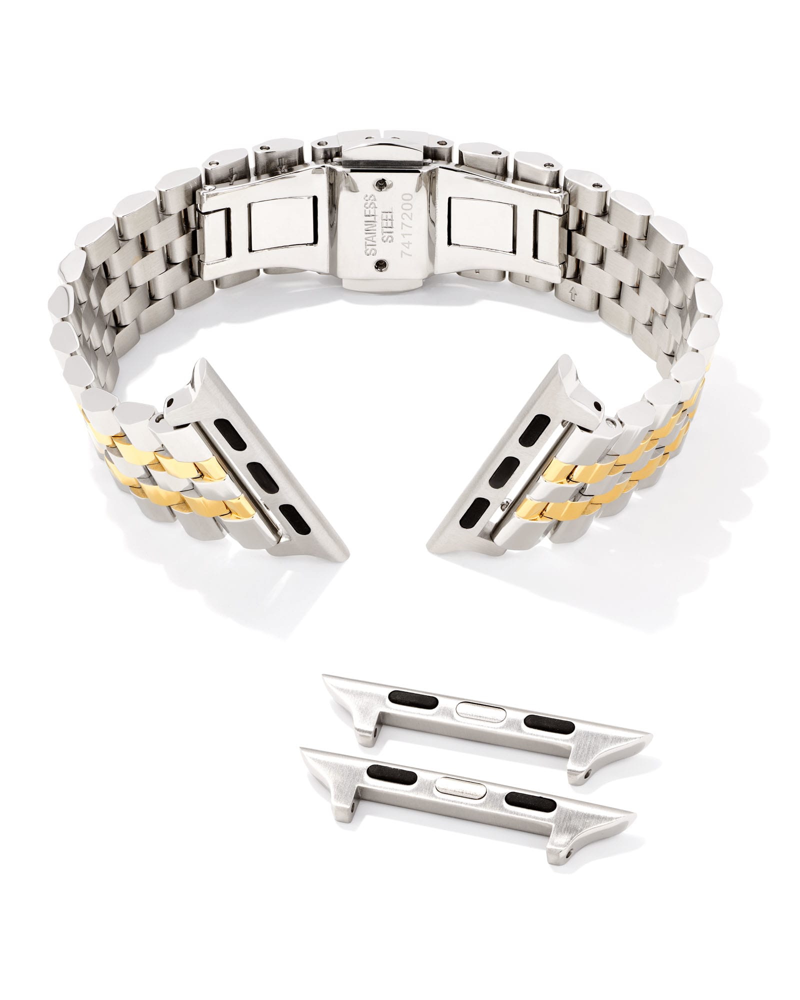 Alex 5 Link Watch Band in Two Tone Stainless Steel 9608801643