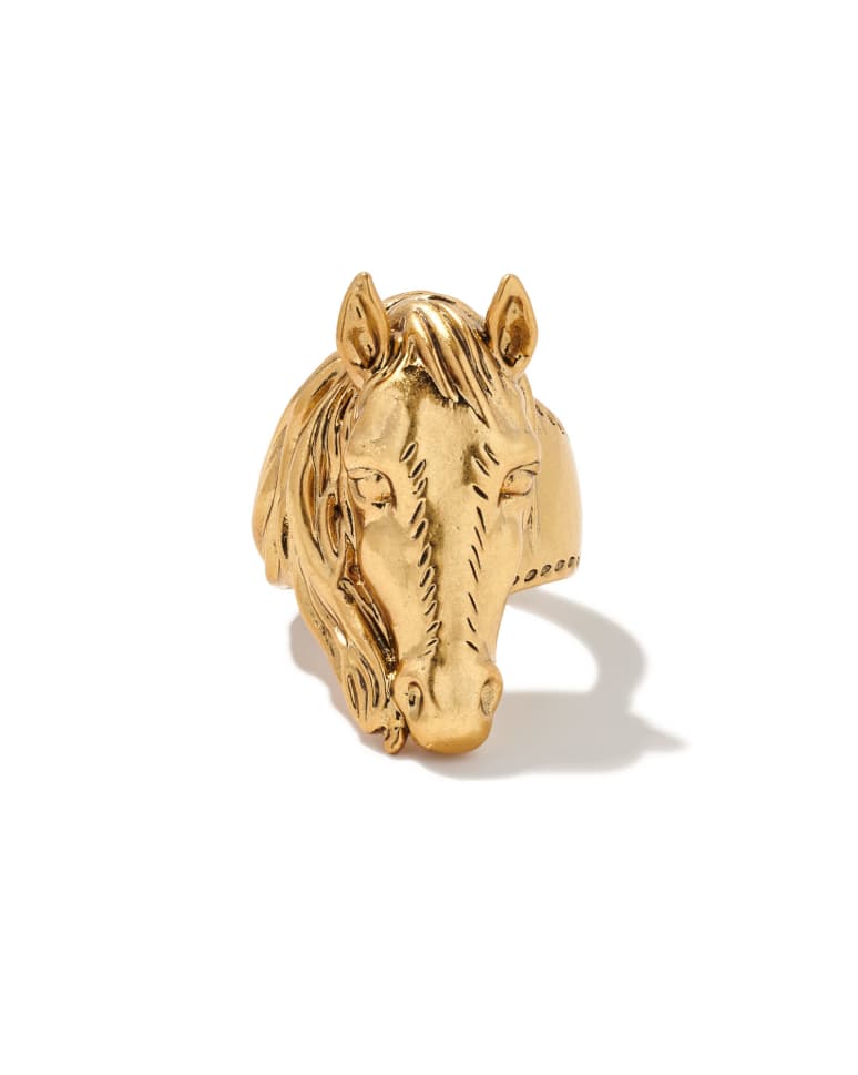 Beau Cocktail Ring in Vintage Silver and Gold