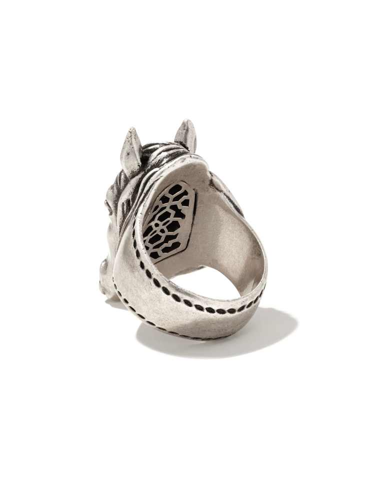 Beau Cocktail Ring in Vintage Silver and Gold