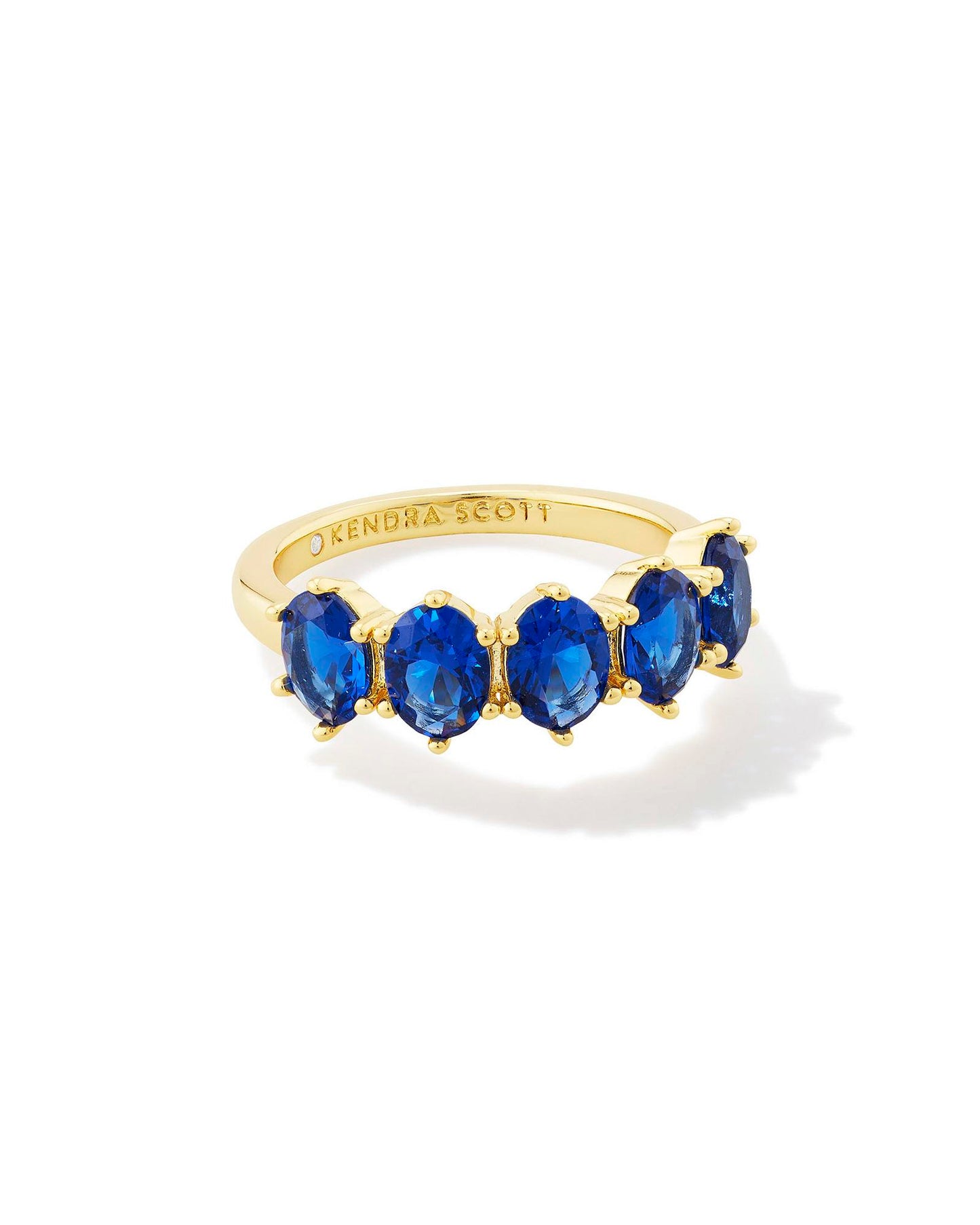 Cailin Gold Crystal Band Ring