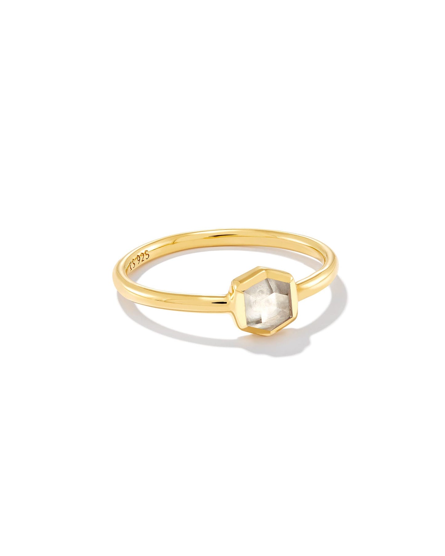 Davie 18k Gold Vermeil Band Ring