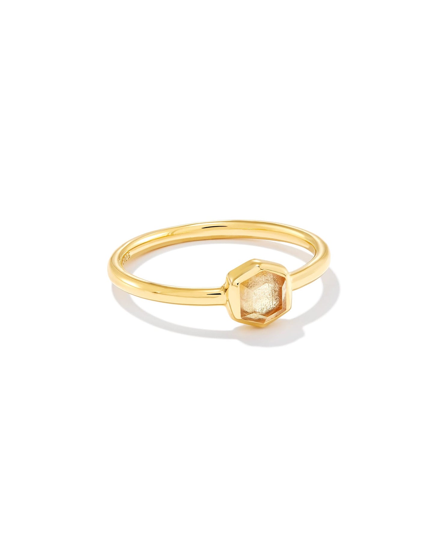 Davie 18k Gold Vermeil Band Ring