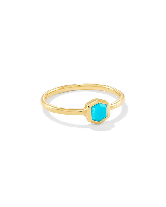 Davie 18k Gold Vermeil Band Ring