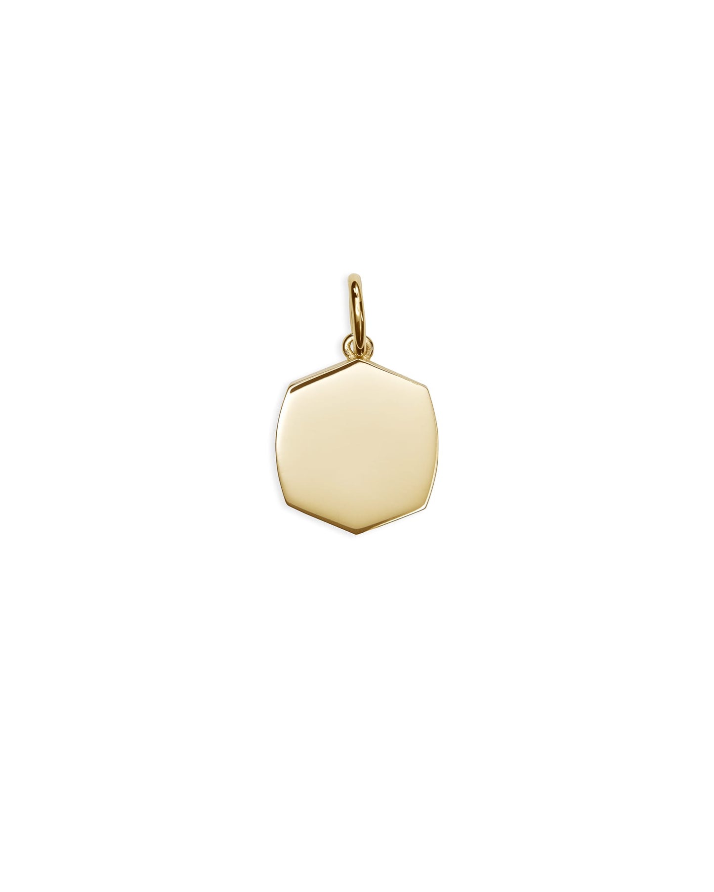Davis Small Charm in Sterling Silver & 18k Gold Vermeil