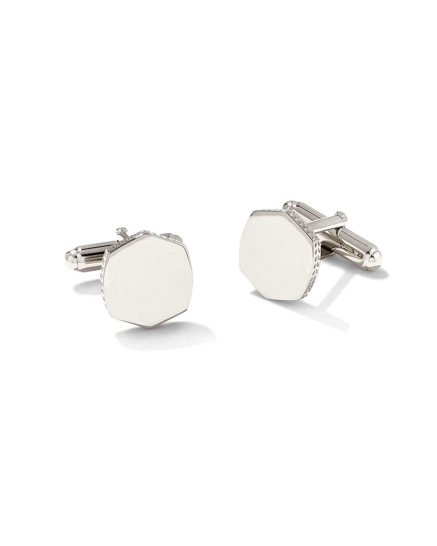 Davis Cuff Links in Sterling Silver 196088538266