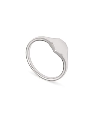 Davis Signet Ring in Sterling Silver 842177069172