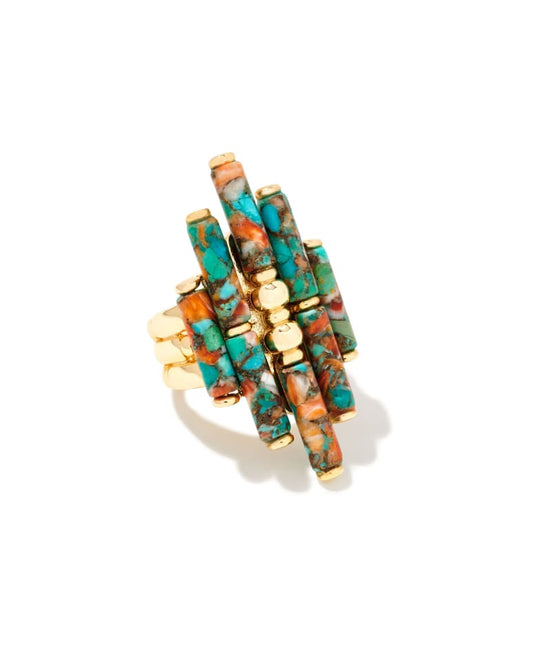 Ember Gold Cocktail Ring